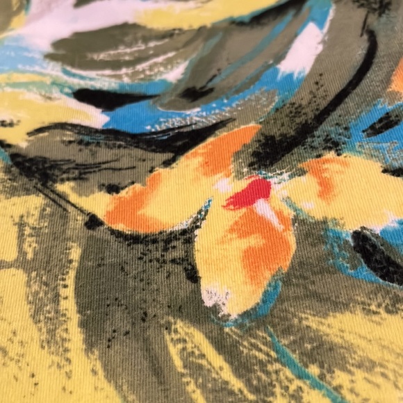 EXC Macaw Parrot Alfred Dunner TOP Women’s L Petite Tropical Avian Bird - Picture 17 of 17